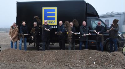 Startschuss für den neuen EDEKA-Markt in Kollmarsreute - Spatenstich markiert den Baubeginn