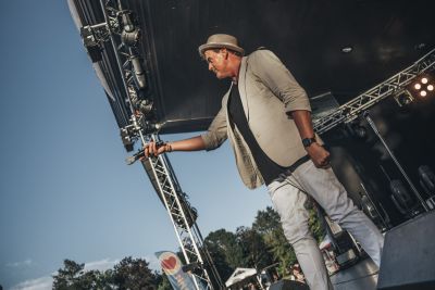 Reiner Kirsten sorgte für eine großartige Stimmung beim Open Air im Park in Bad Krozingen