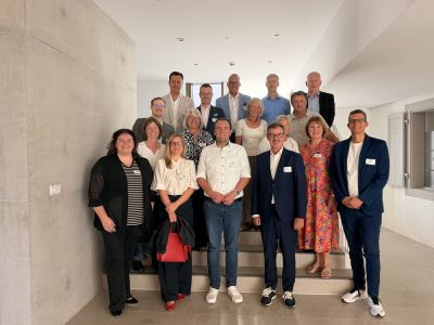 Oberbürgermeister Volker Kieber und Stefan Glaser MdB mit Vertretern des  Gemeinderates, Ortsvorstehern sowie Mitglieder CDU-Stadtverbandes.