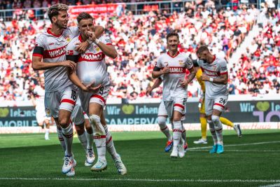 Tor von Ermedin Demirovic in der 2. Minute für Stuttgart