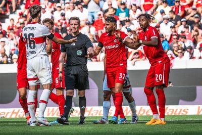 Fotos: Zum Liga-Auftakt:  SC Freiburg gewinnt das Baden-Derby im Auftaktspiel gegen VFB Stuttgart