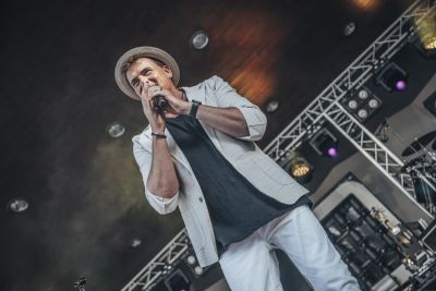Reiner Kirsten sorgte für eine großartige Stimmung beim Open Air im Park in Bad Krozingen