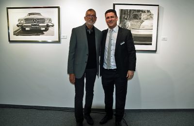 Geschäftsführer QUEENS KUNSTGALERIEN Ted Bauer und Dan Pyle