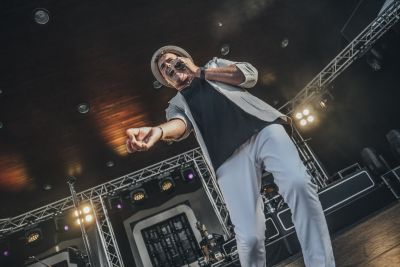 Reiner Kirsten sorgte für eine großartige Stimmung beim Open Air im Park in Bad Krozingen