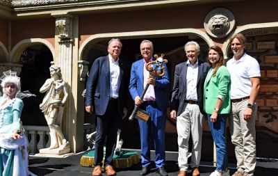 Charles Botta, Roland Mack, Jürgen Mack, Ann-Kathrin Mack und Thomas Mack