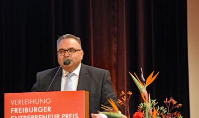Daniel Zeiler (Vorstandsvorsitzender Sparkasse Freiburg-Nördlicher Breisgau)