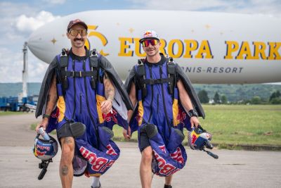 Beste Laune kurz vor dem Start